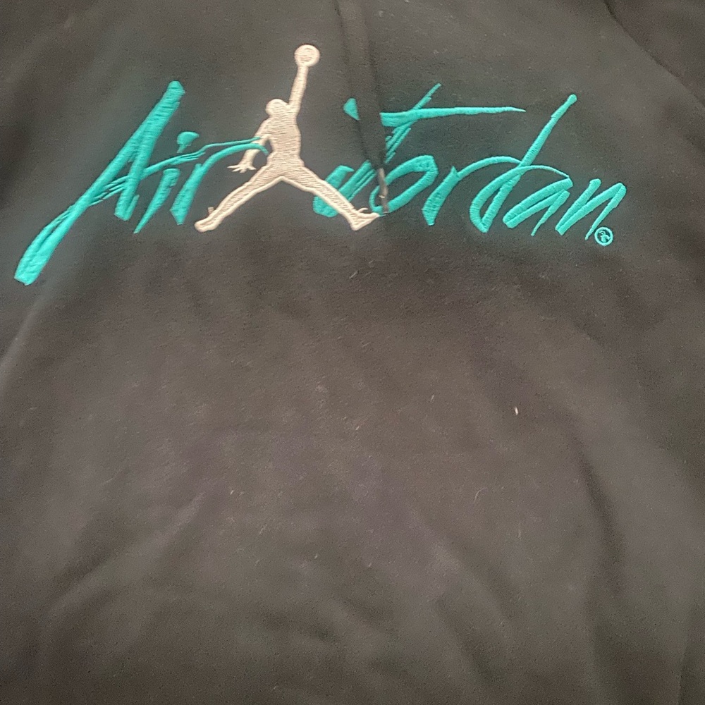 Jordan Black Garment with White Detailing
